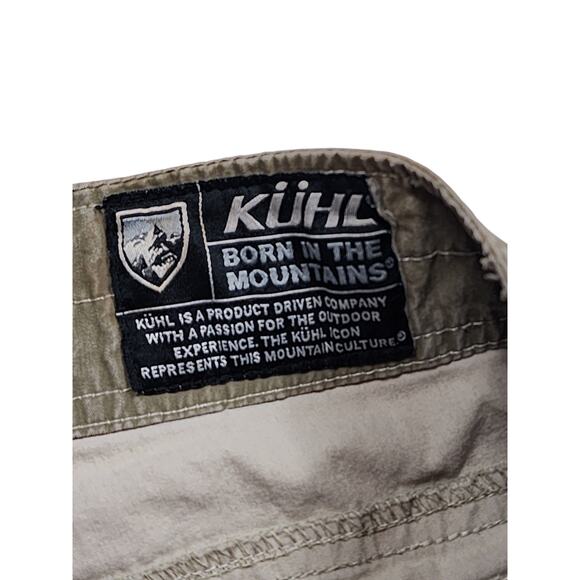 KUHL Shorts Mens 36 Mountain Cargo Rugged Hiking Tactical Utility Vintage Patina - Picture 4 of 16
